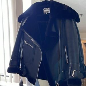 Walter Baker Black Leather Jacket